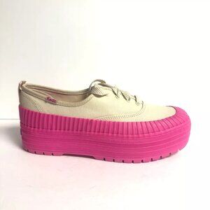 Keds Women's Athletic Shoes in Cream and Pink